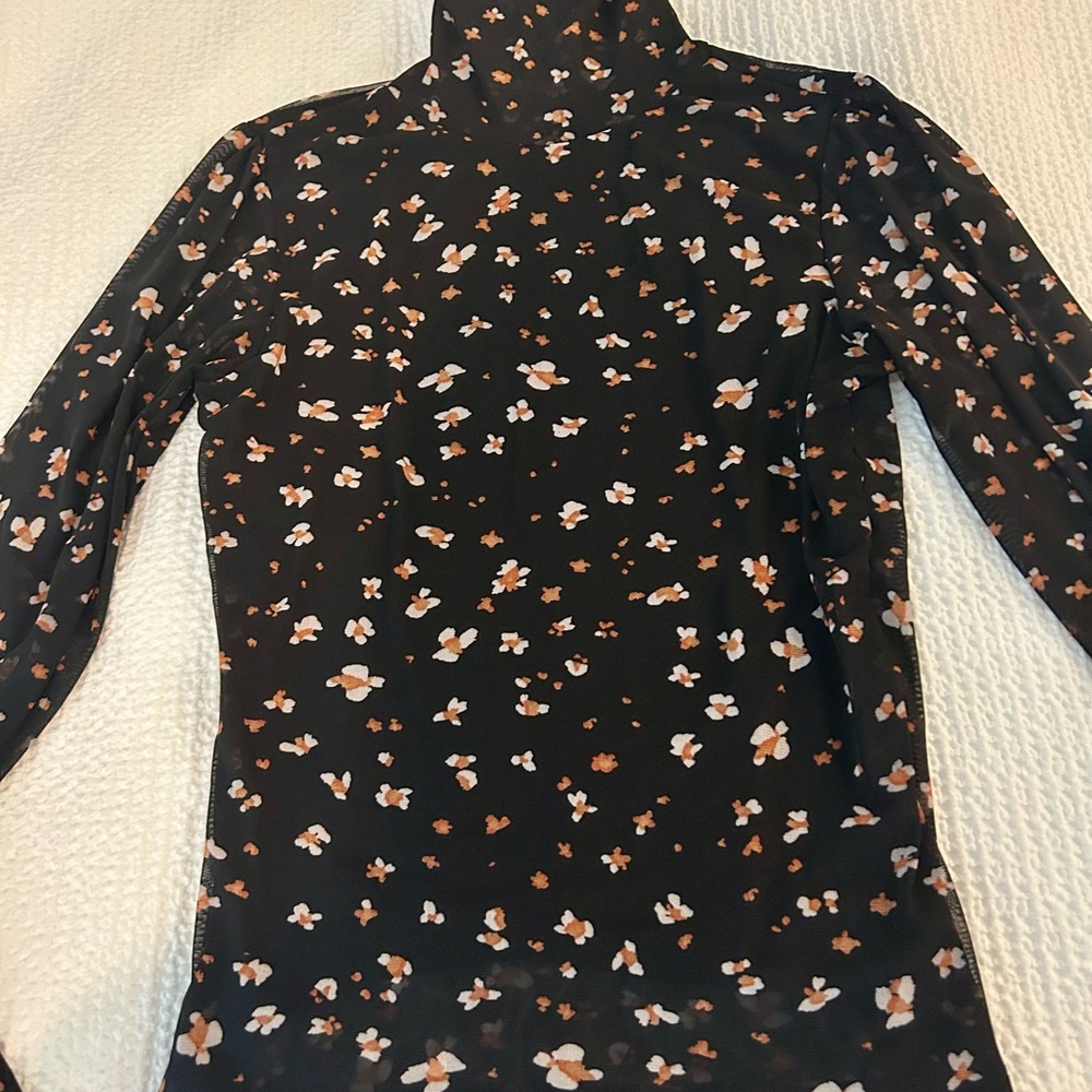 Sanctuary Mesh Turtleneck